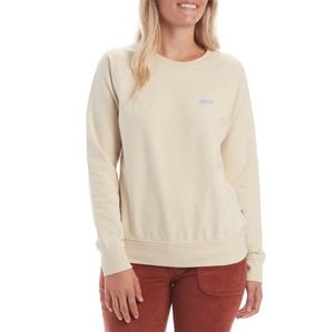 Pantagonia pastel P6 Label Ahnya Crew Sweatshirt top light beige cream OATMEAL S